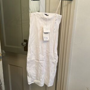 Zara White Camisole mini dress